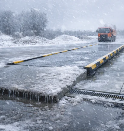 Waga samochodowa w zimowych warunkach – śnieg i lód wpływające na dokładność pomiaru